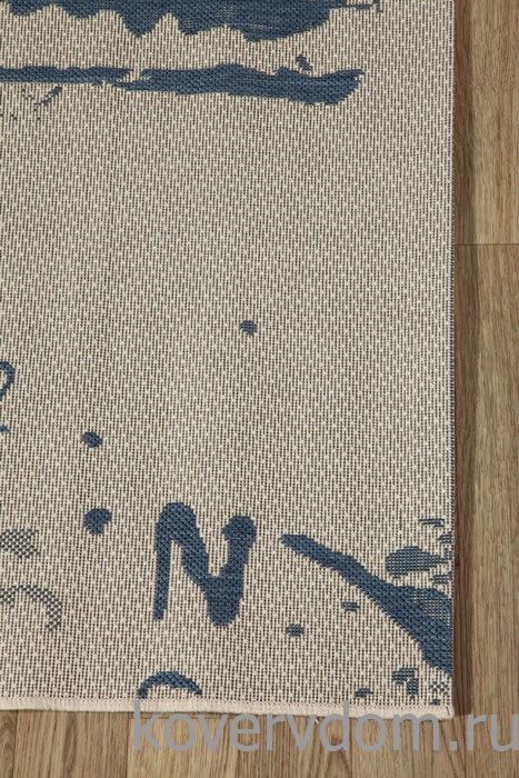 Ковер- циновка COTTAGE 4527 9A01wool blue