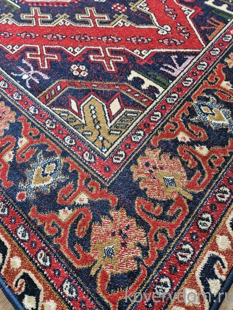 Ковер а-ля винтажный Дагестанский узор 40564